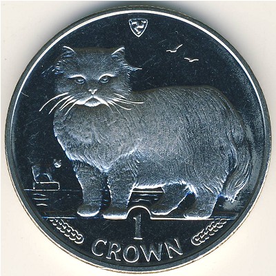 Isle of Man, 1 crown, 1989