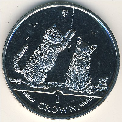 Isle of Man, 1 crown, 2001