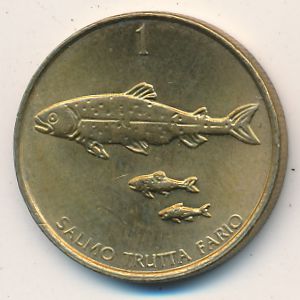 Словения, 1 толар (1992–2006 г.)