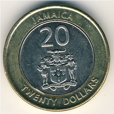 Ямайка, 20 долларов (2000–2006 г.)