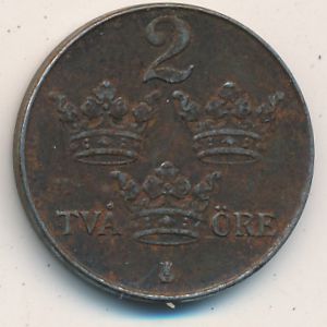 Sweden, 2 ore, 1950