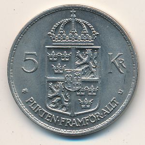 Sweden, 5 kronor, 1972–1973