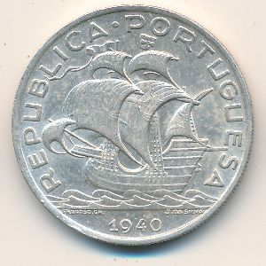 Portugal, 10 escudos, 1932–1948