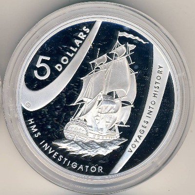 Australia, 5 dollars, 2002