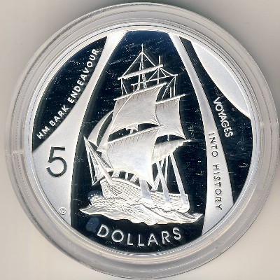 Australia, 5 dollars, 2002