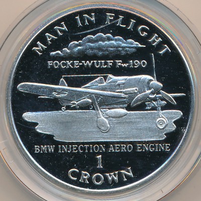 Isle of Man, 1 crown, 1995