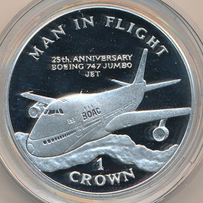 Isle of Man, 1 crown, 1995