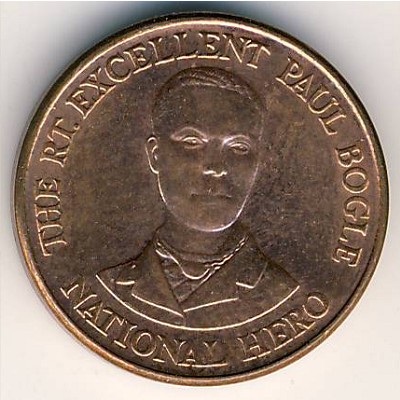 Jamaica, 10 cents, 1995–2008
