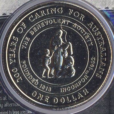 Australia, 1 dollar, 2013