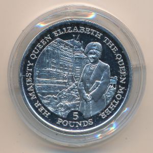 Gibraltar, 5 pounds, 1995