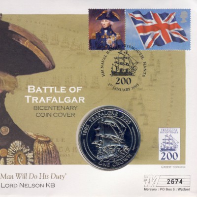 Gibraltar, 1 crown, 2005