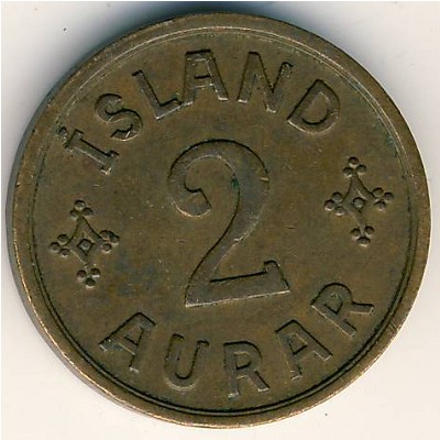 Iceland, 2 aurar, 1940–1942