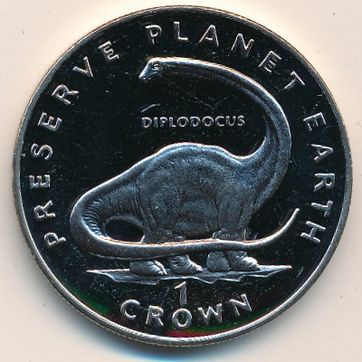 Isle of Man, 1 crown, 1993