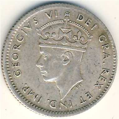 Ньюфаундленд, 5 центов (1938–1943 г.)