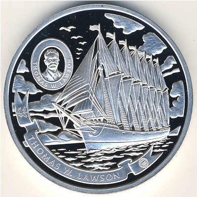 Cook Islands, 5 dollars, 2008