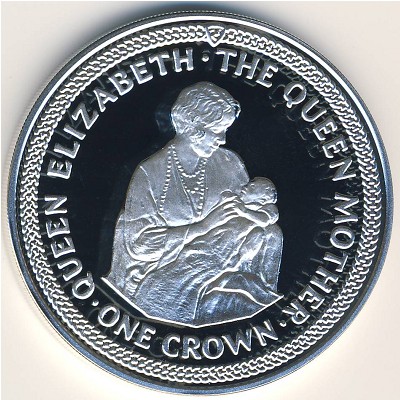 Isle of Man, 1 crown, 1985