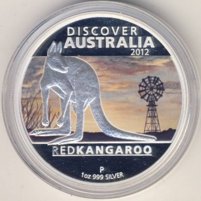 Australia, 1 dollar, 2012