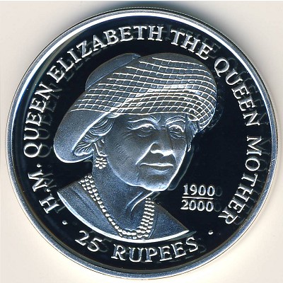 Сейшелы, 25 рупий (2000 г.)