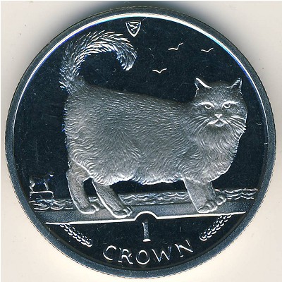 Isle of Man, 1 crown, 1998