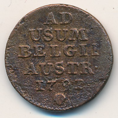 Austrian Netherlands, 1 liard, 1791–1792