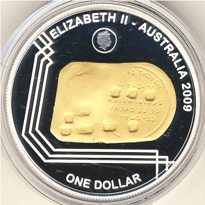 Australia, 1 dollar, 2009