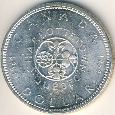 Canada, 1 dollar, 1964