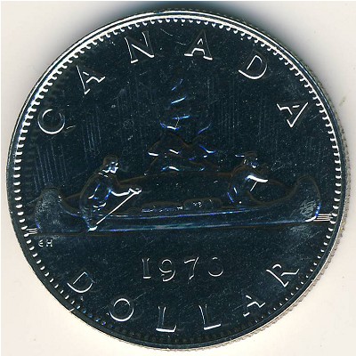 Canada, 1 dollar, 1975–1976