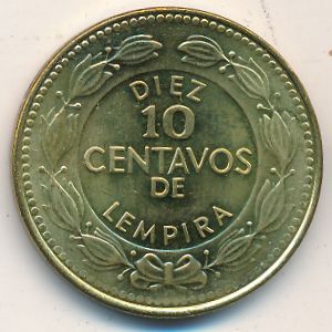 Honduras, 10 centavos, 2006–2007