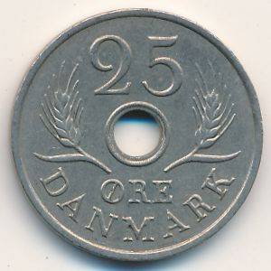 Дания, 25 эре (1968 г.)