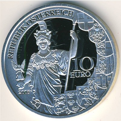 Австрия, 10 евро (2005 г.)