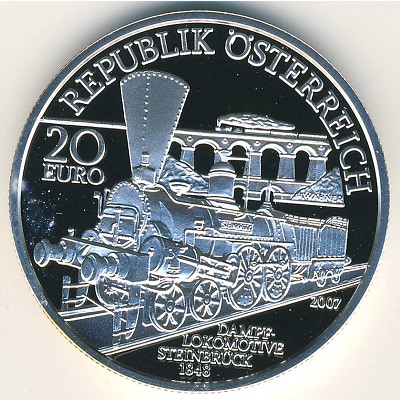 Австрия, 20 евро (2007 г.)