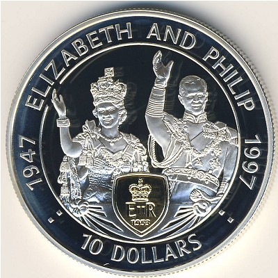 Восточные Карибы, 10 долларов (1997 г.)