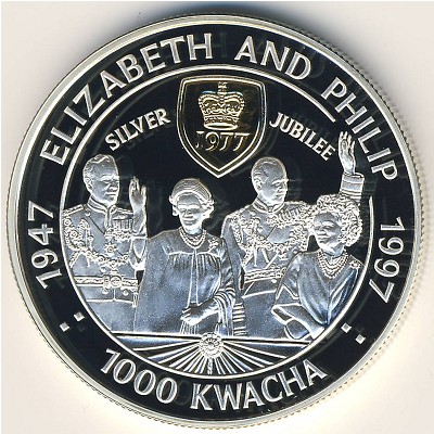 Zambia, 1000 kwacha, 1997