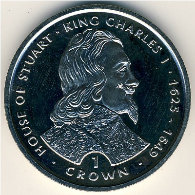 Gibraltar, 1 crown, 1999