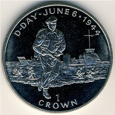 Isle of Man, 1 crown, 1994