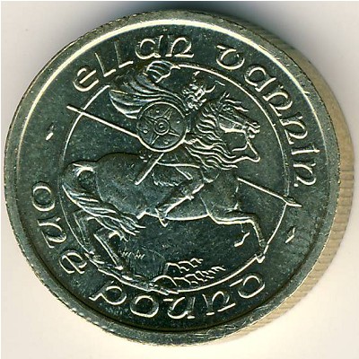 Isle of Man, 1 pound, 1987