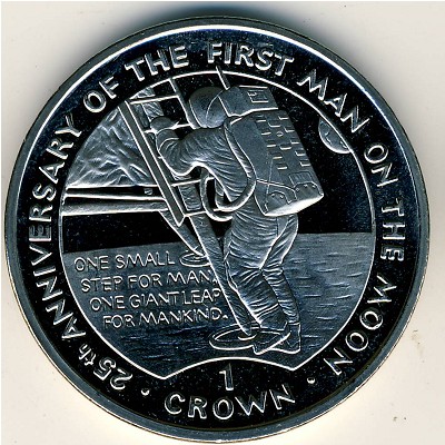 Gibraltar, 1 crown, 1994