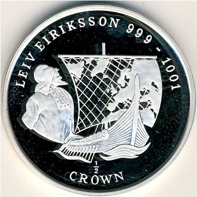 Isle of Man, 1/2 crown, 1997