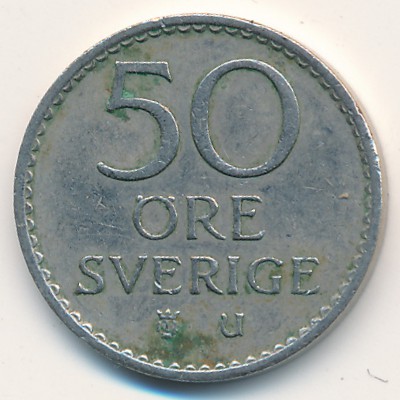 Sweden, 50 ore, 1973