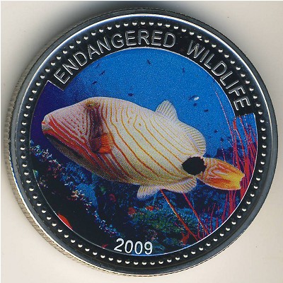 Palau, 1 dollar, 2009