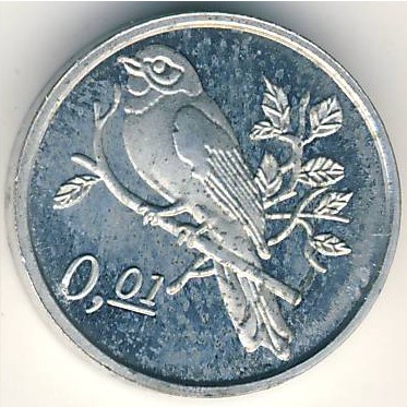 Редонда., 0,01 доллара (2009 г.)
