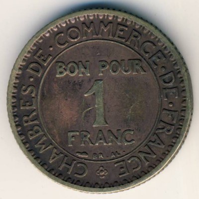 France, 1 franc, 1922