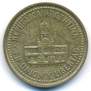 Argentina, 25 centavos, 2009