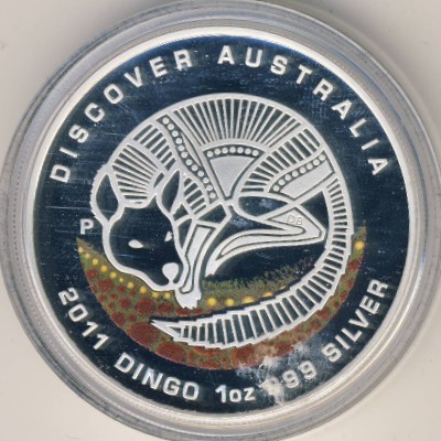 Australia, 1 dollar, 2011