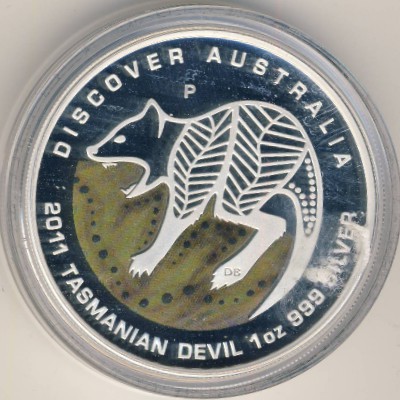 Australia, 1 dollar, 2011