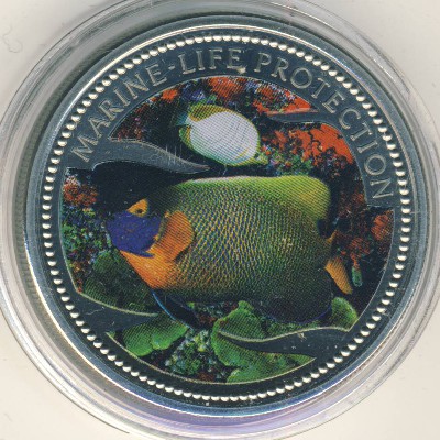 Palau, 1 dollar, 2001