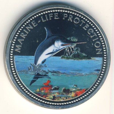 Palau, 1 dollar, 2000