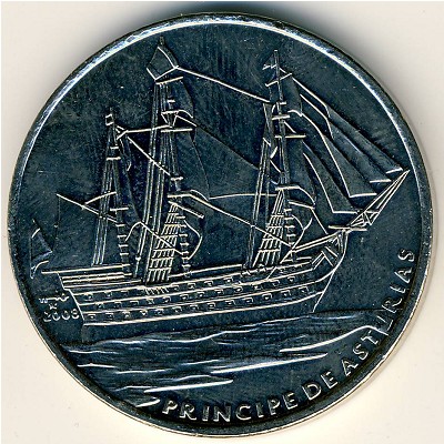 Cuba, 1 peso, 2008