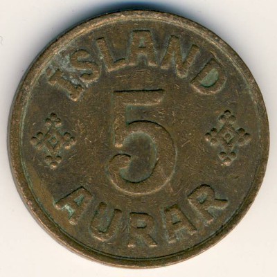 Iceland, 5 aurar, 1942
