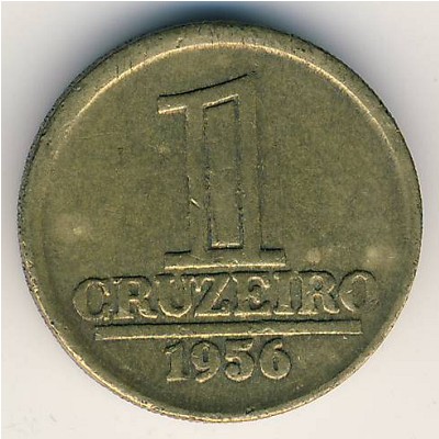 Бразилия, 1 крузейро (1956 г.)